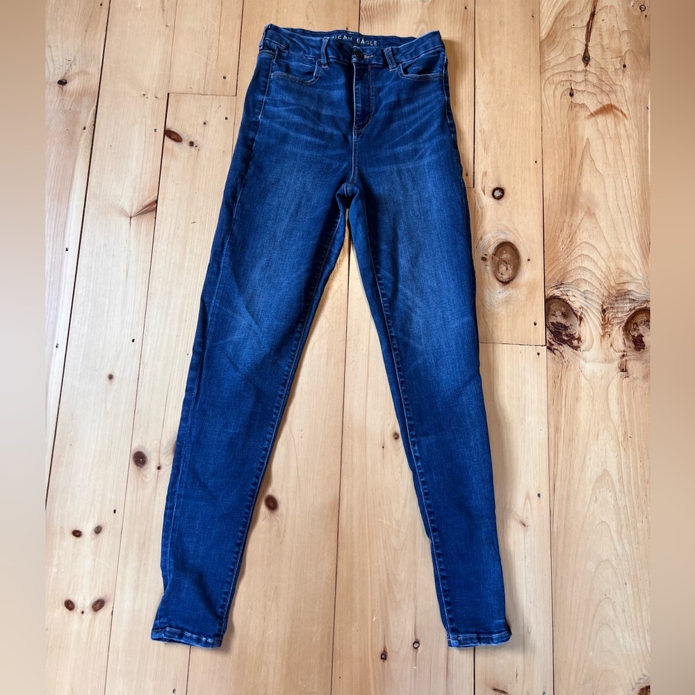 American Eagle Outfitters High Rise Blue Jeans